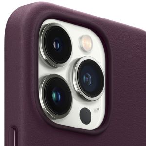 Apple Leder-Case MagSafe iPhone 13 Pro Max - Dark Cherry