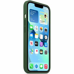 Apple Silikon-Case MagSafe iPhone 13 - Clover