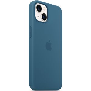 Apple Silikon-Case MagSafe iPhone 13 - Blue Jay