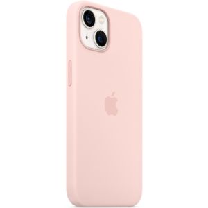 Apple Silikon-Case MagSafe iPhone 13 - Chalk Pink
