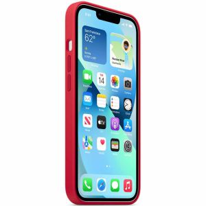 Apple Silikon-Case MagSafe iPhone 13 - Rot