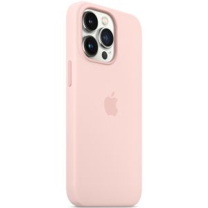 Apple Silikon-Case MagSafe iPhone 13 Pro Max - Chalk Pink