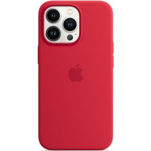 Apple Silikon-Case MagSafe iPhone 13 Pro Max - Rot