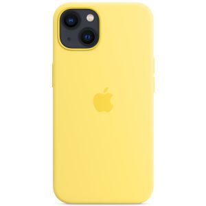Apple Silikon-Case MagSafe für das iPhone 13 - Lemon Zest