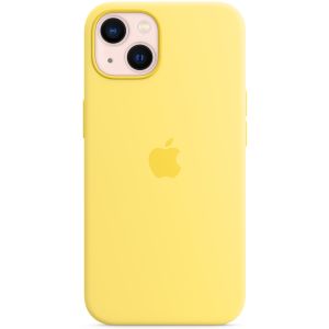 Apple Silikon-Case MagSafe für das iPhone 13 - Lemon Zest