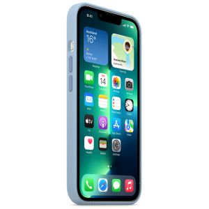 Apple Silikon-Case MagSafe für das iPhone 13 Pro - Blue Fog