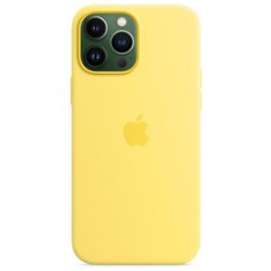 Apple Silikon-Case MagSafe für das iPhone 13 Pro - Lemon Zest
