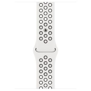 Apple Nike Sport Band für das Apple Watch Series 1-9 / SE / Ultra (2) - 42/44/45/49 mm - White / Black