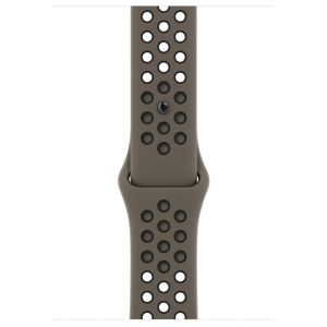 Apple Nike Sport Band für das Apple Watch Series 1-9 / SE / Ultra (2) - 42/44/45/49 mm - Olive Grey / Black