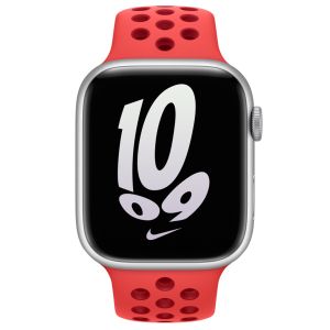 Apple Nike Sport Band für das Apple Watch Series 1-9 / SE / Ultra (2) - 42/44/45/49 mm - Bright Crimson / Gym Red
