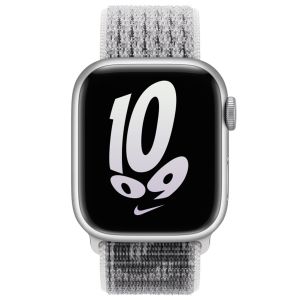 Apple Nike Sport Loop Band für das Apple Watch Series 1-9 / SE - 38/40/41 mm - Summit White / Black