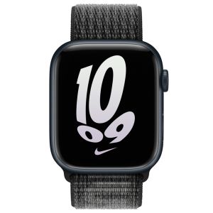 Apple Nike Sport Loop Band für das Apple Watch Series 1-9 / SE / Ultra (2) - 42/44/45/49 mm - Black / Summit White