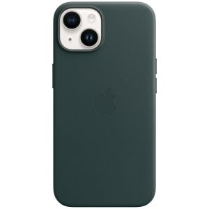 Apple Leder-Case MagSafe für das iPhone 14 - Forest Green