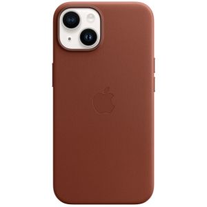 Apple Leder-Case MagSafe für das iPhone 14 - Umber