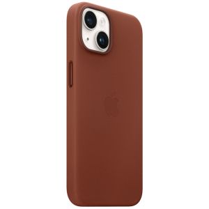 Apple Leder-Case MagSafe für das iPhone 14 - Umber