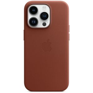 Apple Leder-Case MagSafe für das iPhone 14 Pro - Umber