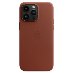 Apple Leder-Case MagSafe für das iPhone 14 Pro Max - Umber
