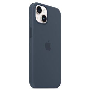 Apple Silikon-Case MagSafe für das iPhone 14 - Storm Blue