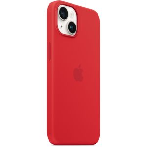 Apple Silikon-Case MagSafe für das iPhone 14 - Rot