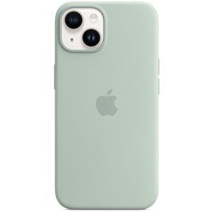 Apple Silikon-Case MagSafe für das iPhone 14 - Succulent
