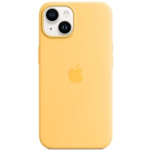Apple Silikon-Case MagSafe für das iPhone 14 - Sunglow
