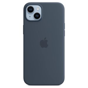 Apple Silikon-Case MagSafe für das iPhone 14 Plus - Storm Blue