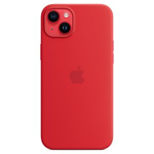 Apple Silikon-Case MagSafe für das iPhone 14 Plus - Rot