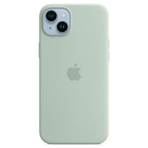 Apple Silikon-Case MagSafe für das iPhone 14 Plus - Succulent