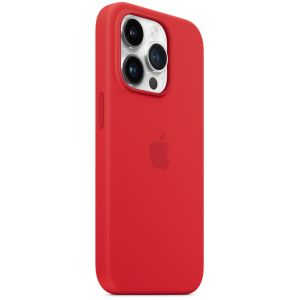 Apple Silikon-Case MagSafe für das iPhone 14 Pro - Rot