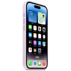 Apple Silikon-Case MagSafe für das iPhone 14 Pro - Lila