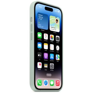 Apple Silikon-Case MagSafe für das iPhone 14 Pro - Succulent