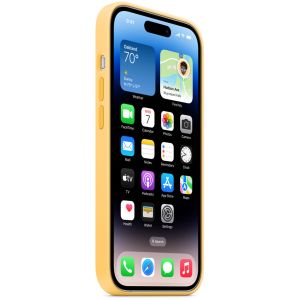 Apple Silikon-Case MagSafe für das iPhone 14 Pro - Sunglow