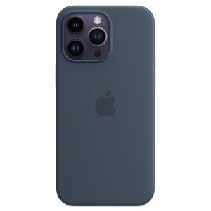 Apple Silikon-Case MagSafe für das iPhone 14 Pro Max - Storm Blue