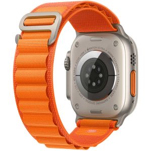 Apple Alpine Loop Band für die Apple Watch Series 1-9 / SE / Ultra (2) - 42/44/45/49 mm - Größe S - Orange