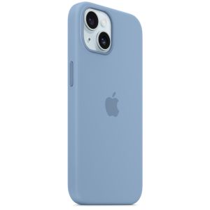 Apple Silikon-Case MagSafe für das iPhone 15 - Winter Blue