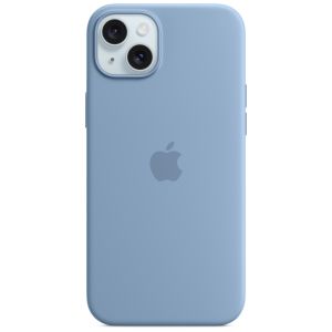 Apple Silikon-Case MagSafe für das iPhone 15 Plus - Winter Blue