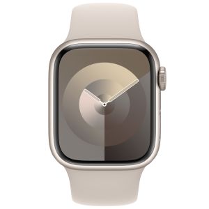 Apple Sport Band für die Apple Watch Series 1-9 / SE - 38/40/41 mm - Größe S/M - Starlight