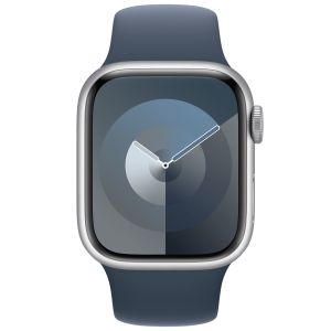 Apple Sport Band für die Apple Watch Series 1-9 / SE - 38/40/41 mm - Größe S/M - Storm Blue