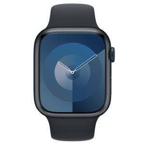 Apple Sport Band für Apple Watch Series 1-9 / SE / Ultra (2) - 42/44/45/49 mm - Größe S/M - Midnight