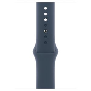 Apple Sport Band für die Apple Watch Series 1-9 / SE / Ultra (2) - 42/44/45/49 mm - Größe S/M - Storm Blue