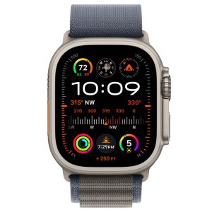 Apple Alpine Loop Band für die Apple Watch Series 1-9 / SE / Ultra (2) - 42/44/45/49 mm - Größe S - Blau