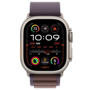 Apple Alpine Loop Band für die Apple Watch Series 1-9 / SE / Ultra (2) - 42/44/45/49 mm - Größe S - Indigo