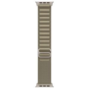 Apple Alpine Loop Band für die Apple Watch Series 1-9 / SE / Ultra (2) - 42/44/45/49 mm - Größe M - Olive