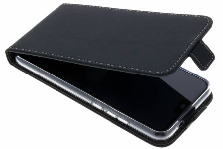 Accezz Schwarzer Flip Case für das Huawei P20 Lite