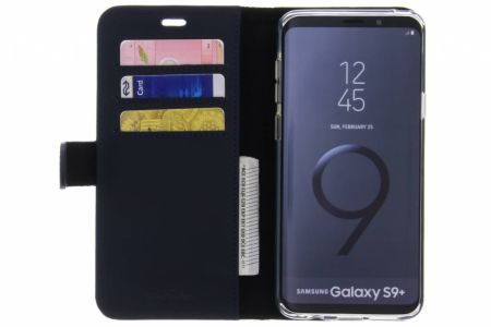 Valenta Blaues Klapphülle Classic Luxe für das Samsung Galaxy S9 Plus