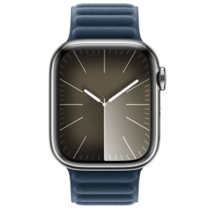 Apple Armband mit Magnetverschluss FineWoven für die Apple Watch Series 1-9 / SE - 38/40/41 mm - Größe M/L - Pacific Blue