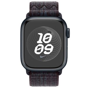 Apple Nike Sport Loop Band für die Apple Watch Series 1-9 / SE - 38/40/41 mm - Black/Blue