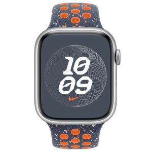 Apple Nike Sport Band für das Apple Watch Series 1-9 / SE / Ultra (2) - 42/44/45/49 mm - Größe S/M - Blue Flame