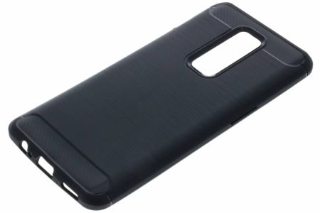 Schwarzer Brushed TPU Case OnePlus 6