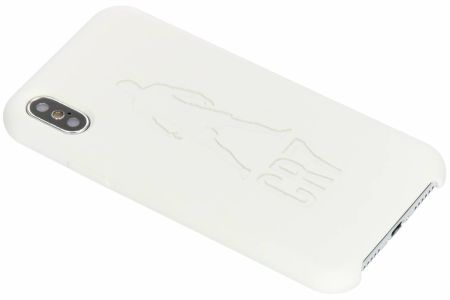 PanzerGlass Silicon-Hülle CR7 Weiß für das iPhone Xs / X
